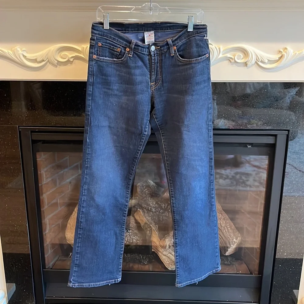 Lucky Brand jeans size 4 waist 27 straight Leg - Picture 1 of 12